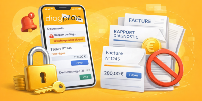Tuto Comment bloquer et débloquer un dossier avant paiement - Diag Pilote
