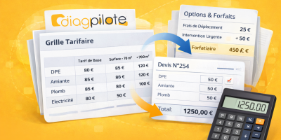 Tuto Comment modifier sa grille tarifaire - Diag Pilote